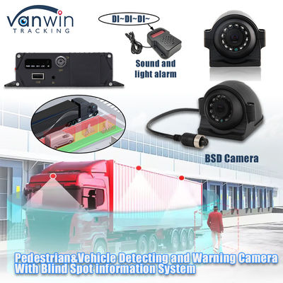1080P AHD IP69K BSD AI Camera Blind Spot Detection System hỗ trợ với báo động âm thanh và ánh sáng