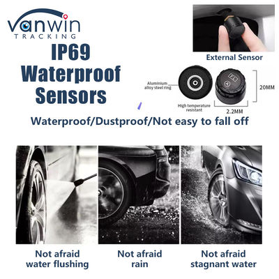 Hỗ trợ 4G GPS DVR di động 4 / 8 / 10 Áp suất lốp xe theo dõi thời gian thực Hệ thống thông minh