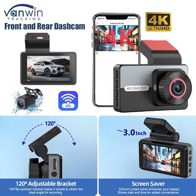 2K 1080P Dual Dash Cam Wifi APP Kiểm soát Night Vision Parking Monitor G-Sensor Cho Xe