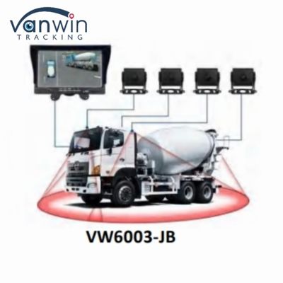 Hệ thống ghi hình máy ảnh xe ô tô 3D 360 độ cho xe tải xe buýt phù hợp AHD 7 / 9 / 10.1 Inch Monitor