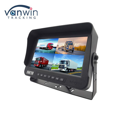 10.1 Inch AHD 1080P MDVR Monitor 4 Channel Full HD Kiểm tra màn hình phân chia chống nước cho xe