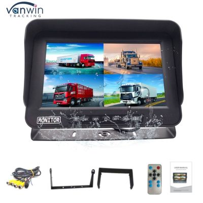 4 kênh màn hình xe AI chống nước IPX69 chống nổ 10 " AHD màn hình cho xe cơ khí
