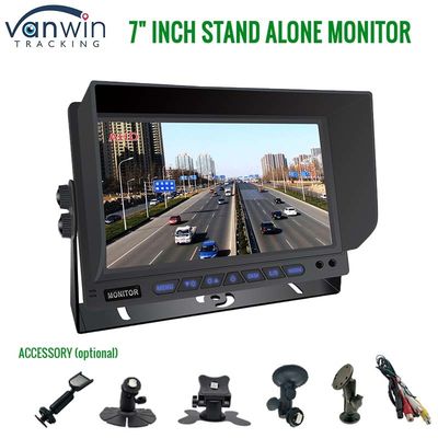 AHD Monitor 4 Channel 7 Inch Full HD1080P MDVR Split Display Car Monitor Cho xe