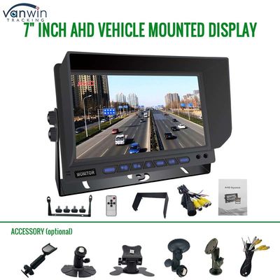 AHD Monitor 4 Channel 7 Inch Full HD1080P MDVR Split Display Car Monitor Cho xe