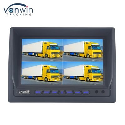 7 inch AHD Quad-Channel Split Car Monitor Hệ thống giám sát màn hình xe