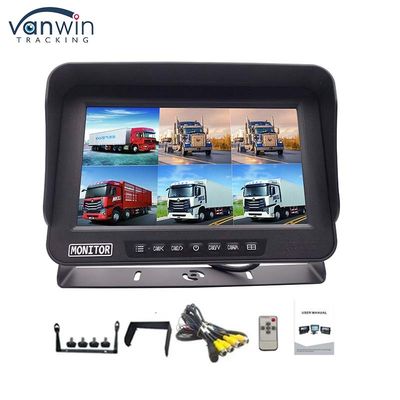 AHD 1080P MDVR Monitor 10.1 Inch 6 Channel Kiểm tra màn hình tách chống nước Thẻ SD cho xe