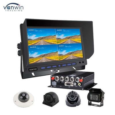 AHD/CVBS Multiple Video Mixed Input 4 Channel 7 Inch Split Display Car Monitor Cho xe
