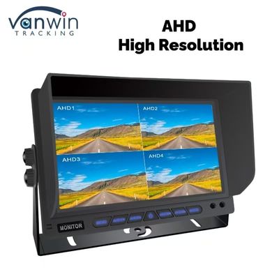 7 inch AHD Quad-Channel Split Car Monitor Hệ thống giám sát màn hình xe