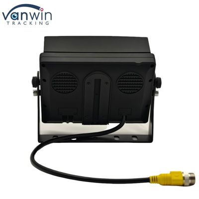 Màn hình LCD 5 inch TFT Car Monitor Metal Connector + 4PIN CCD Màu nhìn phía sau quay ngược Camera 12-24v Cho Caravan Van Rv