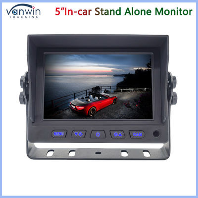 Mini 5 Inch Car TFT Monitor 2 Ways AHD 1080P 720P CVBS Input video hỗn hợp với khung hình U