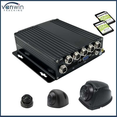 4CH 1080P Dual SD Card DVR di động 4G GPS1080P Chức năng GPS xe 12 tháng Bảo hành