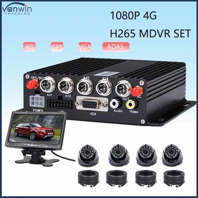 4CH MDVR ADAS Với GPS 4G Wi-fi HDD Truck theo dõi thời gian tùy chọn