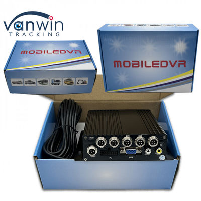 4G GPS MDVR 4 CH SD Card Video Recorder Card kép Chế độ chờ kép cho giám sát an toàn xe