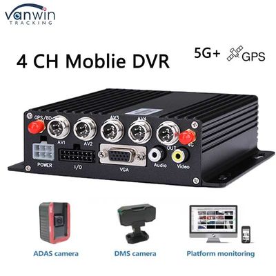 4 kênh DVR xe hơi với 5G GPS AHD Camera SD Card Video Recorder cho xe tải xe buýt