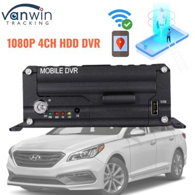 1080P 4CH HDD DVR 5G GPS Tracker Hệ thống giám sát xe cho an toàn đội tàu