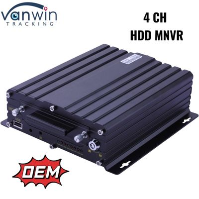 Hệ thống giám sát xe 4CH ổ cứng di động NVR 1080P cho quản lý đội xe