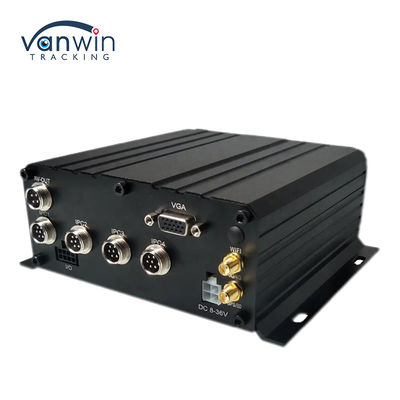 Hệ thống giám sát di động 4CH AHD 1080P trên xe với bộ nhớ HDD và màn hình giám sát HD