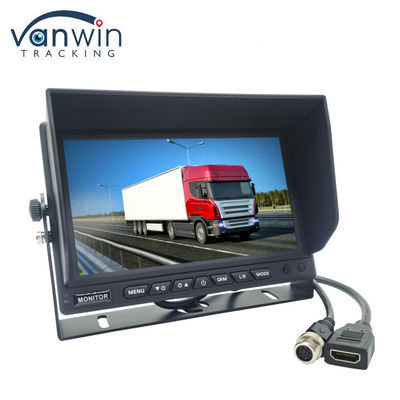 7 inch độ phân giải cao 1024x600 độ phân giải màn hình TV xe hơi với đầu nối HDMI cho MDVR