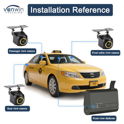 Hiệu suất cao 1-4 Camera Dash Cam Video MDVR với AADA BSD DMS WIFI GPS 4G chức năng Camera xe hơi cho taxi
