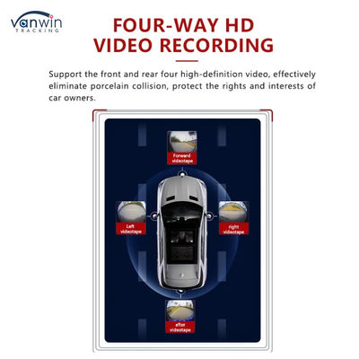 Máy ảnh toàn cảnh 360 độ 4 kênh HD Xe hơi 3D Bird View Camera AVM Phù hợp cho xe ô tô Camera xe