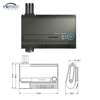 Ghi âm video AHD Wifi thông minh 4G MDVR lai 4CH Camera xe IPC CMSV6 Ứng dụng điều khiển từ xa xe hộp đen