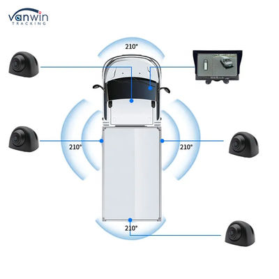 3D HD 1080P 360 Camera đậu xe Truck Reverse Warning Camera Xe 360 độ Camera nhìn từ góc nhìn của hệ thống an ninh