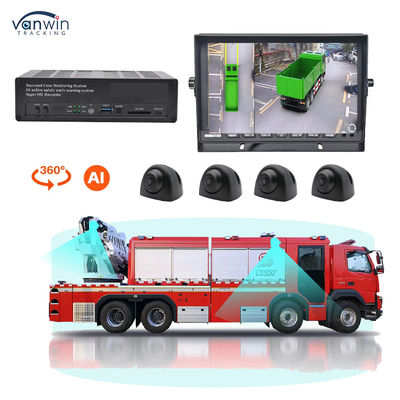 Máy ảnh toàn cảnh 360 độ 4 kênh HD Xe hơi 3D Bird View Camera AVM Phù hợp cho xe ô tô Camera xe