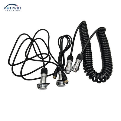 4 pin nữ để cắm tùy chỉnh dây xuân ống dẫn chống nước trailer cáp camera cho xe tải nâng