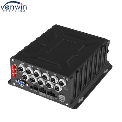 DVR di động 8 kênh chạy bằng AI với GPS và Quản lý hành vi lái xe để giám sát xe