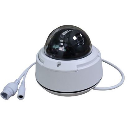 Máy ảnh IP HD 1080P với thị giác ban đêm tốt Thiết bị CCTV chống phá hoại bên trong POE Network Dome Camera cho xe buýt