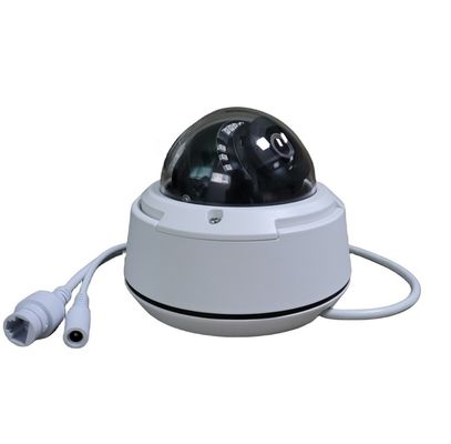 Máy ảnh IP HD 1080P với thị giác ban đêm tốt Thiết bị CCTV chống phá hoại bên trong POE Network Dome Camera cho xe buýt