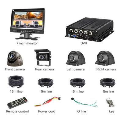 1080P 4CH MDVR Digital Video Recorder với 4G SIM WiFi GPS Video Xe tải CCTV Camera System DVR