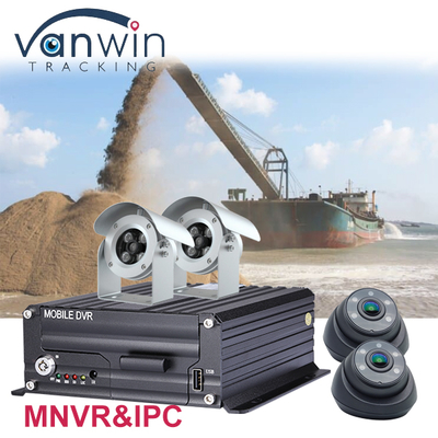 Đầu ghi hình mạng 6 kênh IPC NVR 4G GPS 6 kênh cho khai thác mỏ, sông vàng, bơm cát, thuyền hút, máy hút bùn