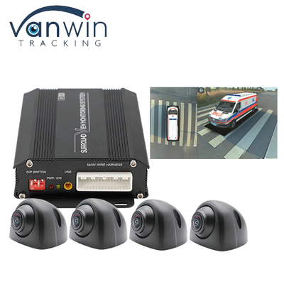 Real HD 3D Car 360 Surround Bird View Avm System Camera 4x180 độ