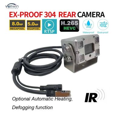 Vỏ chống cháy nổ Camera xe bằng thép không gỉ IP68 Giám sát trong hầm mỏ