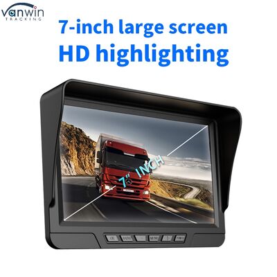 Hệ thống BSD 7 inch Máy ghi hình xe ô tô Hệ thống nhìn ngược phía sau DVR xe tải Dash Camera DVR đỗ xe phía trước và phía sau cho xe tải