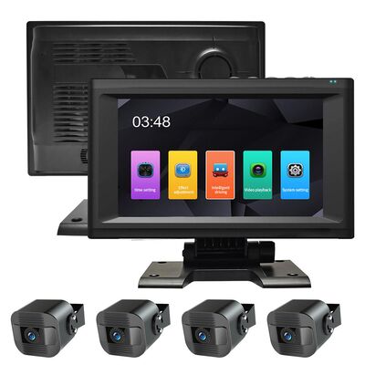 Đầu ghi hình video AI MDVR màn hình cảm ứng 7 inch, tích hợp hệ thống giám sát toàn cảnh bốn kênh và phát hiện điểm mù