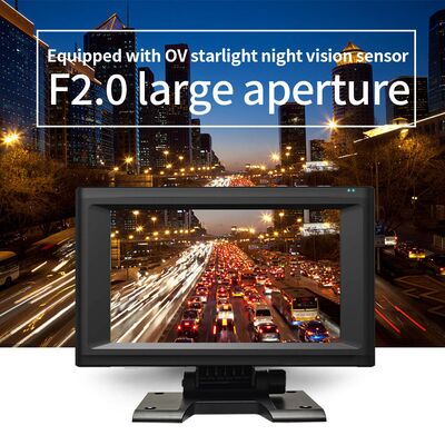 Đầu ghi hình video AI MDVR màn hình cảm ứng 7 inch, tích hợp hệ thống giám sát toàn cảnh bốn kênh và phát hiện điểm mù