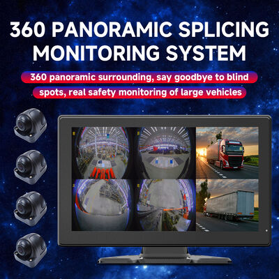 Hệ thống nhìn xung quanh AI MDVR với bốn máy ảnh mắt cá thị giác ban đêm và ghi tốc độ khung hình cao cho xe hạng nặng