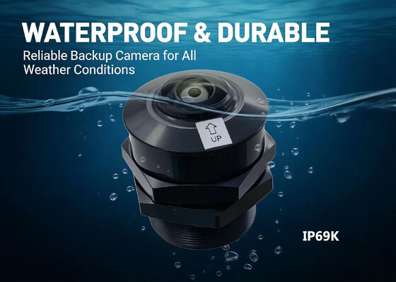 Ống kính camera mini xe hơi, ống kính camera toàn cảnh 2MP góc rộng 180 độ