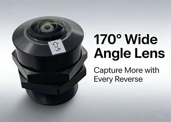 Ống kính camera mini xe hơi, ống kính camera toàn cảnh 2MP góc rộng 180 độ