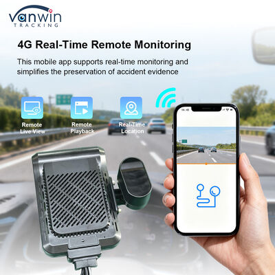 4 kênh AI thông minh 4G Điện thoại Di động Digital Video Recorder Dash Camera Hệ thống GPS theo dõi Night Vision Mây giám sát từ xa