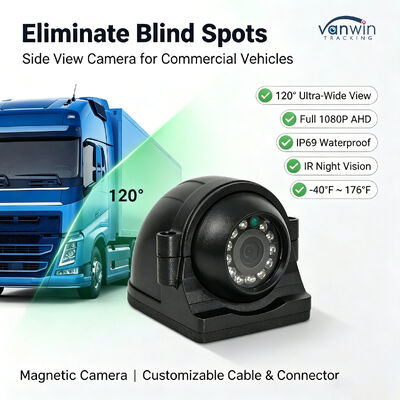 Camera xe tải tầm nhìn ban đêm độ phân giải cao 1080P Dễ dàng cài đặt Camera từ tính