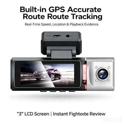 Camera hành trình 3 kênh AI 4G Mặt trước 4K, ADAS & DMS, Theo dõi GPS, Giám sát đỗ xe 24/7