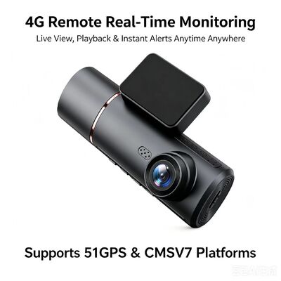Camera hành trình 3 kênh AI 4G Mặt trước 4K, ADAS & DMS, Theo dõi GPS, Giám sát đỗ xe 24/7