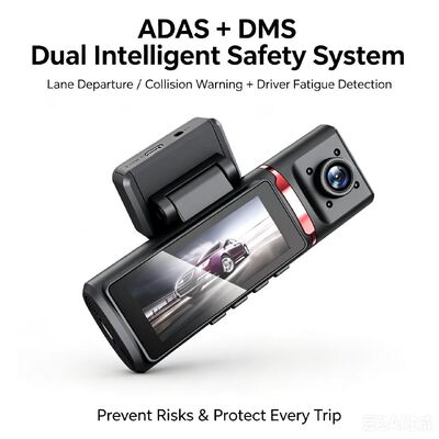 Camera hành trình 3 kênh AI 4G Mặt trước 4K, ADAS & DMS, Theo dõi GPS, Giám sát đỗ xe 24/7