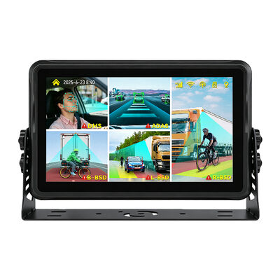 4G/WiFi 5-Channel AI Vehicle Monitoring System | ADAS + DMS + BSD Alarms | Cloud-Connected for Fleet Management