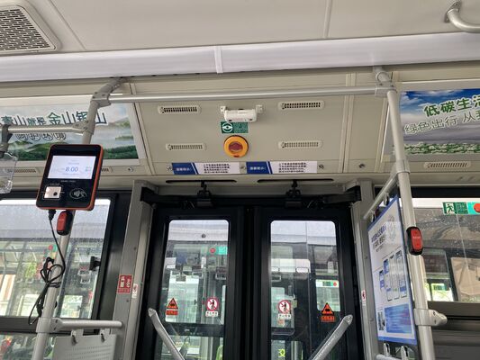 Công cộng Xe buýt nhân viên đếm ON / OFF Hệ thống thống thống kê luồng xe buýt