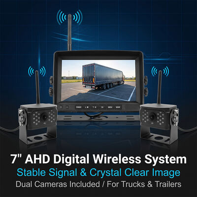 Hệ thống camera an ninh không dây 7 "IPS Monitor với 4PCS Camera Dual-Band 2.4/5.8G