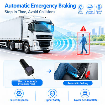 Hệ thống AEBS với radar sóng milimet 77GHz ADAS + DMS và kết nối 4G/5G cho Telematics Hạm đội